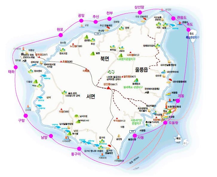 해상관광코스